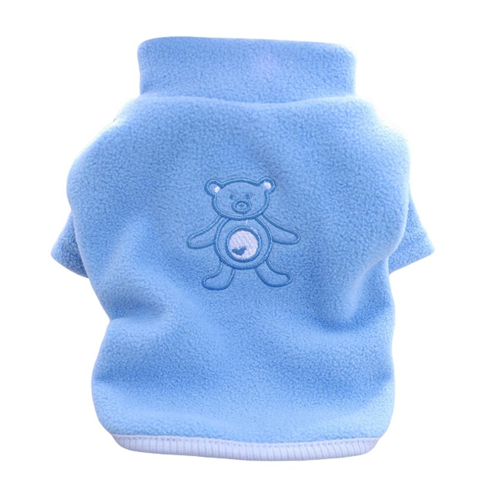 Cartoon Bear Dog Sweater Soft Fleece Puppy Sweatshirt Pullover Jacket Winter Pet Dog Clothes For Cat Teddy Chihuahua Yorkshire