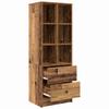 Highboard with Drawers Reclaimed Wood Look 45.5 x 34 x 127 cm