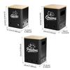 Iron Bamboo Potato Onion Garlic Storage Bins 3 Piece Organizer Set with Vent Holes for Home
