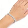Zircon Tennis Bracelet Women's Square Light Luxury Exquisite Bracelet Gift Jewelry