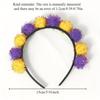 2pcs Mardi Gras Headband, Festival Decoration Headband, Plush Ball Hair Accessory, Party Decoration, Photo Prop,Hair Accessories