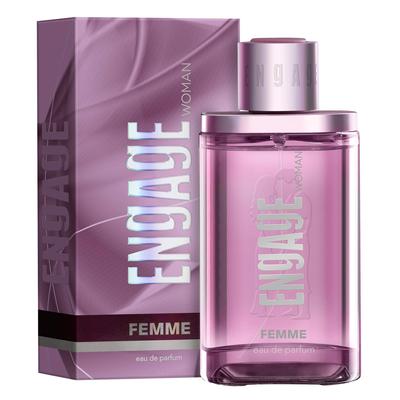 Engage Femme EDP Parfüm für Frauen 90ml, Zitrus und Blumig, Erstklassiger, langanhaltender Duft, Perfektes Geschenk für Frauen, Hautfreundlich, Alltagsduft