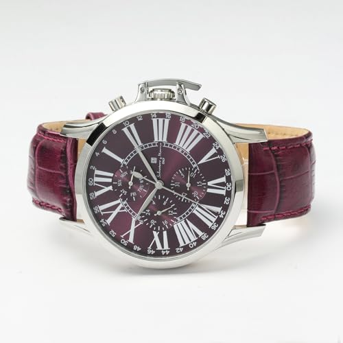 Salvatore Marra Stainless Steel Multi-Calendar SM23101-SSPL Men's