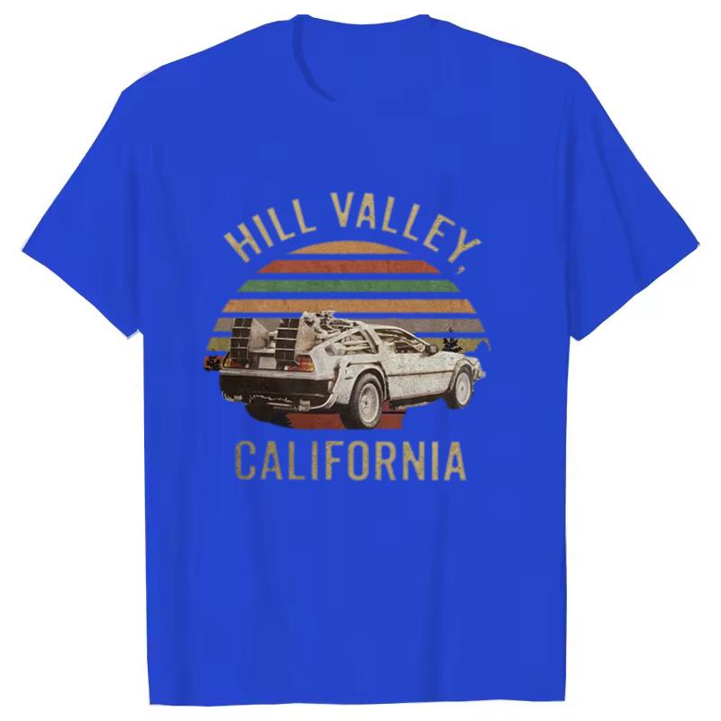 Hill Valley T-shirt, Back to The Future Shirt, Marty Mcfly, Hill Valley, Classic Men Women Tees Tops Harajuku Streetwear