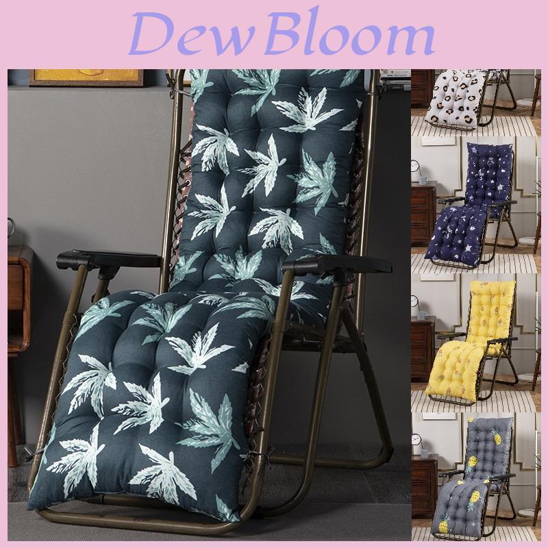 Luxurious Leaves Starry High Back Chair Cushion For Deck Seat Pad And Garden Relaxation