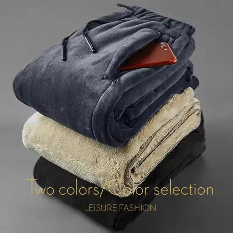 Vinter Träningsdräkt Delar Set Varm Tjock Fleece Joggingbyxor Outfits Casual Dam Plysch Huvtröjor