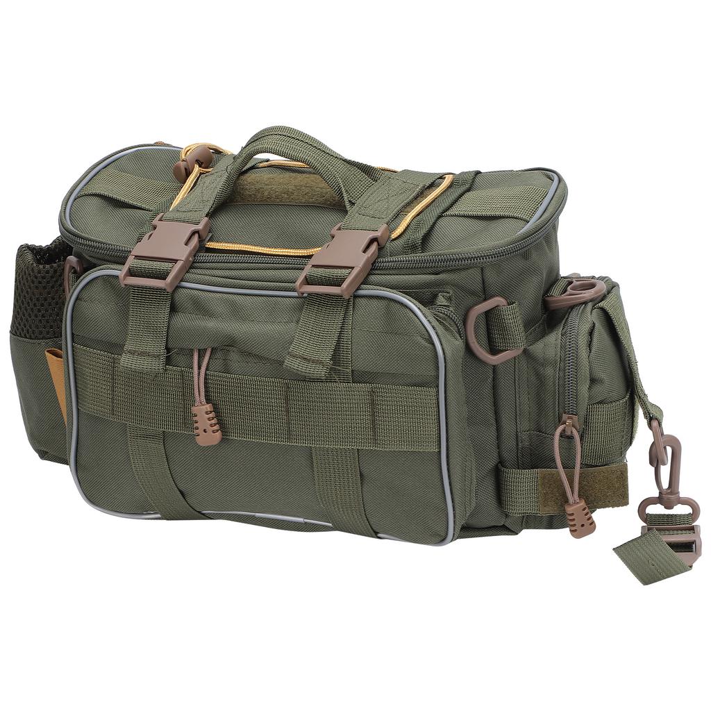Fishing Bags Waterproof Large Capacity Fishing Storage Bags for Fishing Tools StorageArmy Green