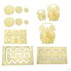 Cutout Blank en Embellishments for Family Ornaments And Crafts Decoration