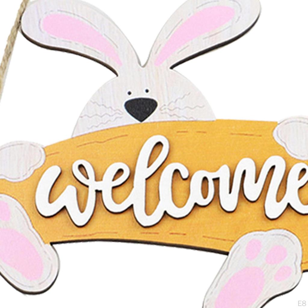 Bunny Easter Decoration Spring Yee Ornaments Wooden Tabletop Ornament Hanging
