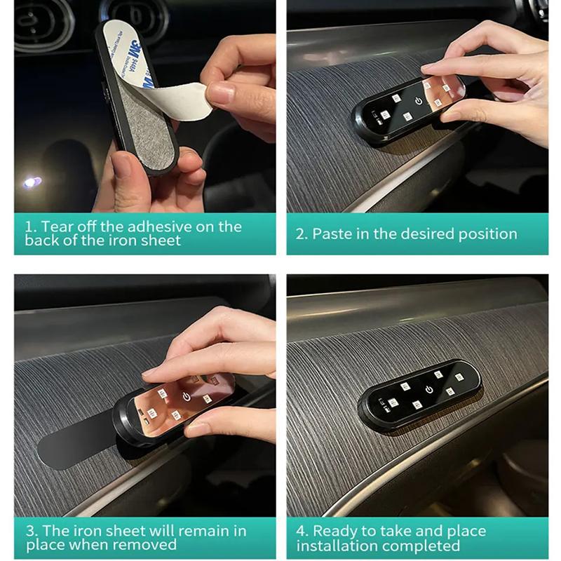 Magnetic Wireless Led Car Door Safe Signal Lamp Welcome Light Courtesy Auto Open