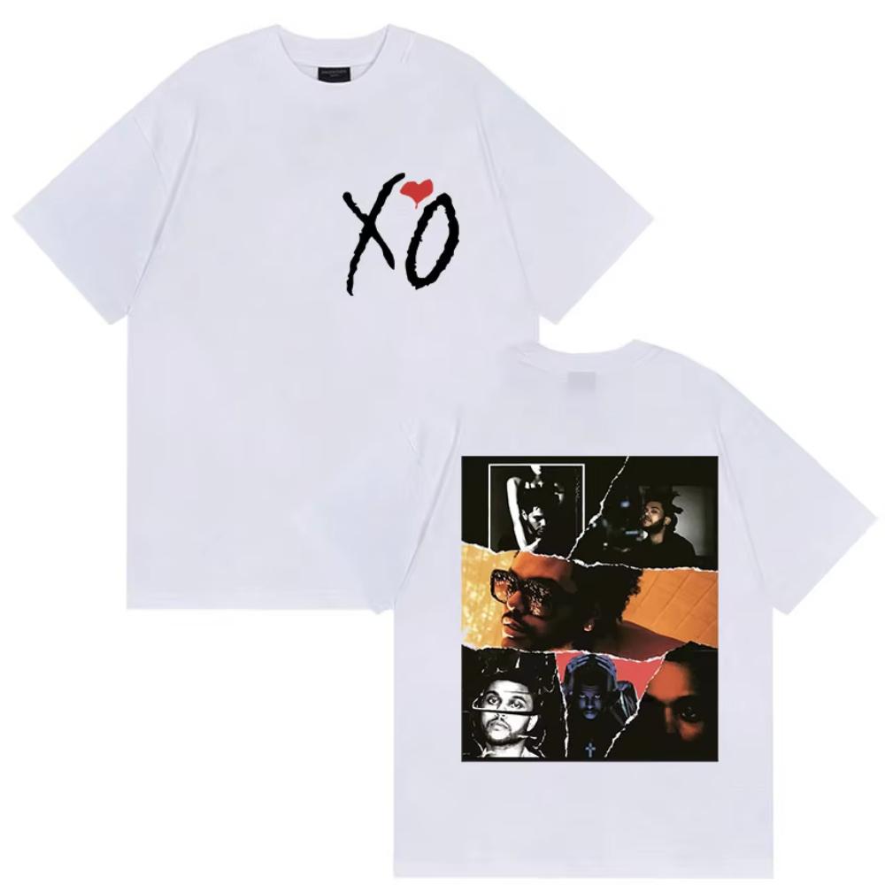 Pop Rapper The Weeknd Xo Album 2026 Grafik T-Shirts Herren Damen Fans Hip Hop Neues Kurzarm-T-Shirt Männliche Baumwoll-T-Shirts Streetwear