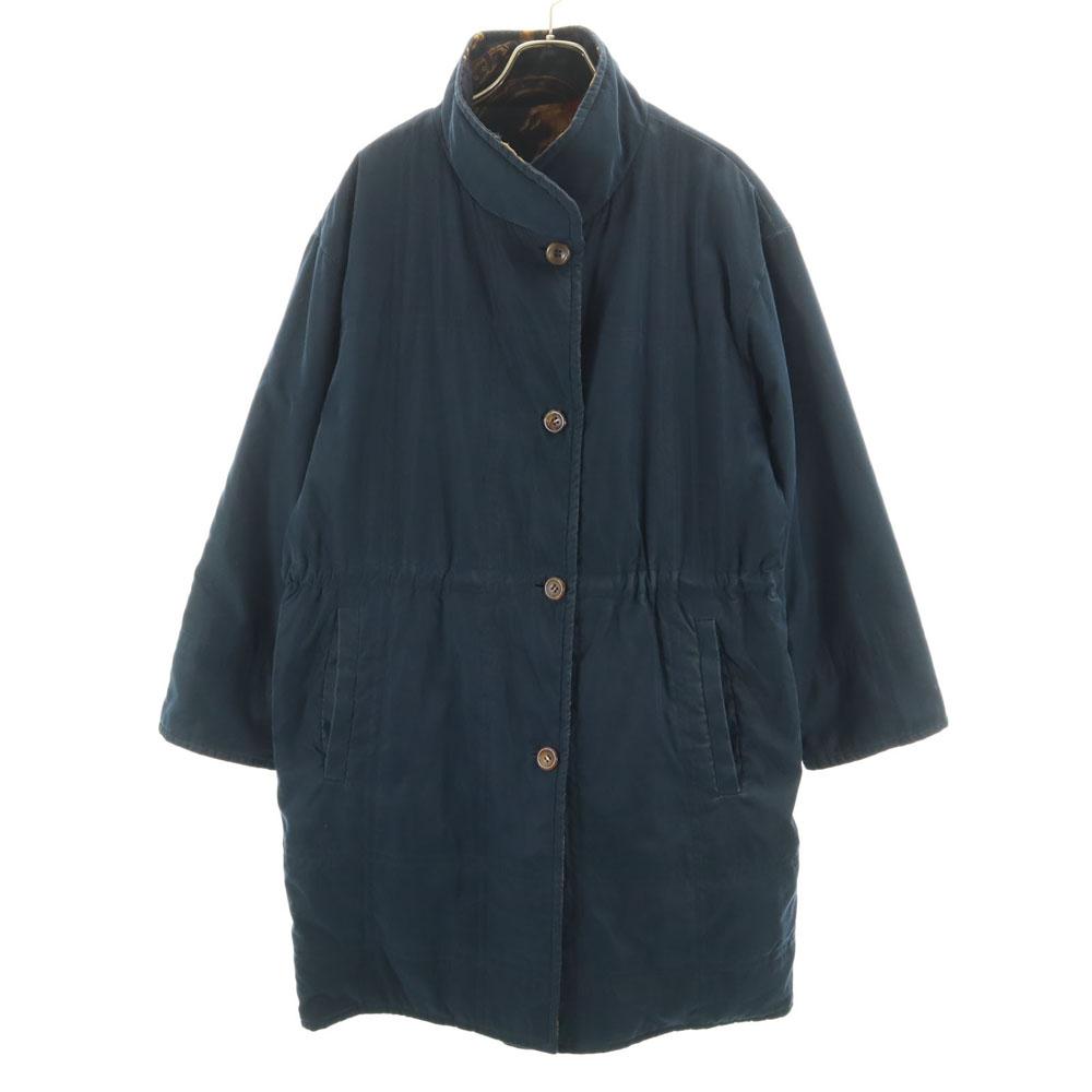 Herno 80s 90s Made in Italy Old Hose Pattern reversible coat 42 Horseshoe Women Used