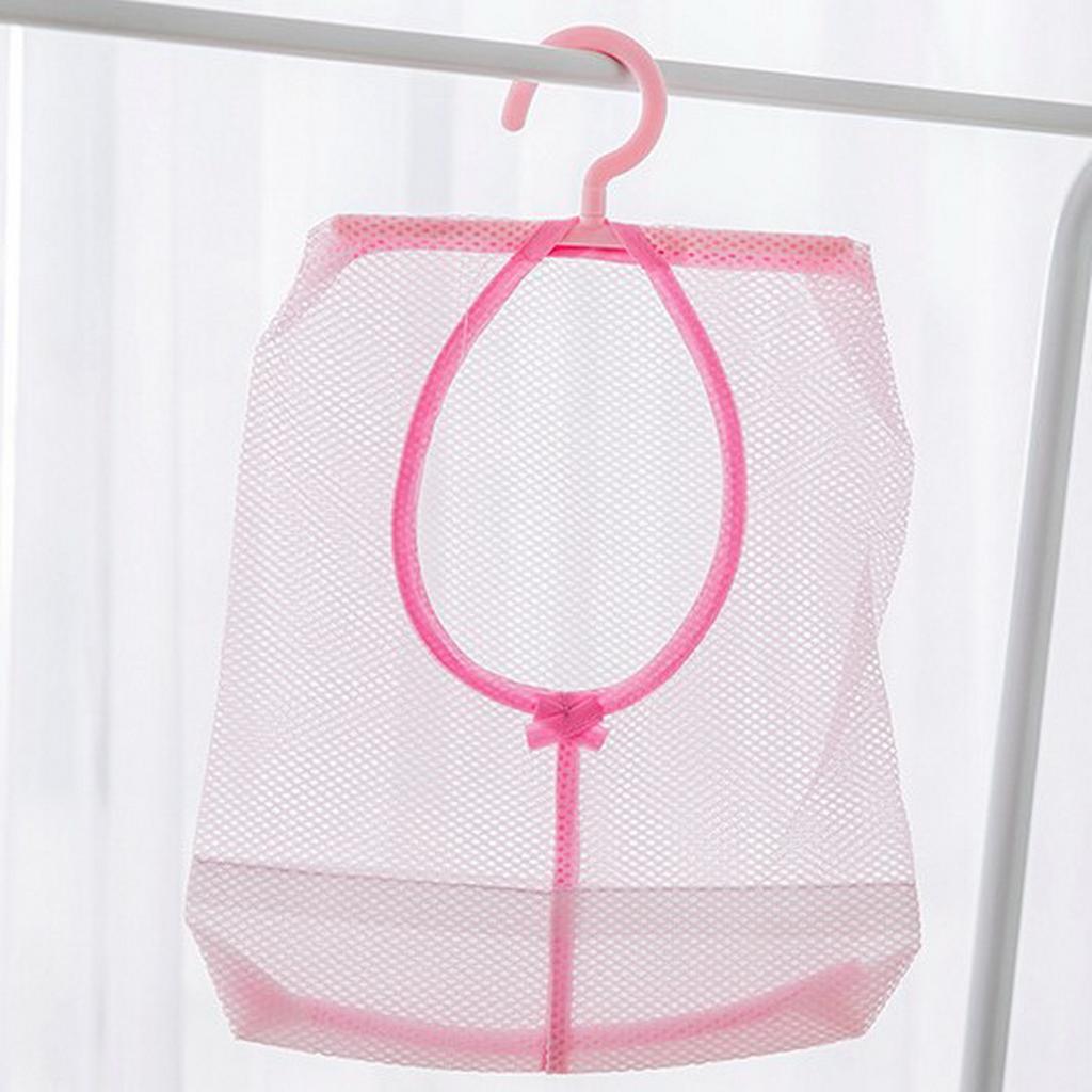 Multi-Purpose Hangable Mesh Storage Bag with Clothespins Organizer for Kitchen And Bathroom Home Organization Solution