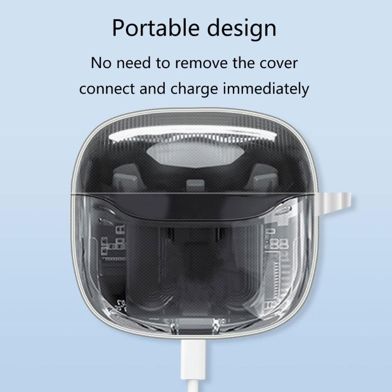 Clear Protect Carrying Case Shockproof Suitable for TUNE 2 Headphone Dustproof Housing Washable Scratch Resistant Sleeve