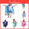 Kids Robes Hooded Bath Towel Super Absorbent Beach Shawl Boy Girl Swim Cartoon