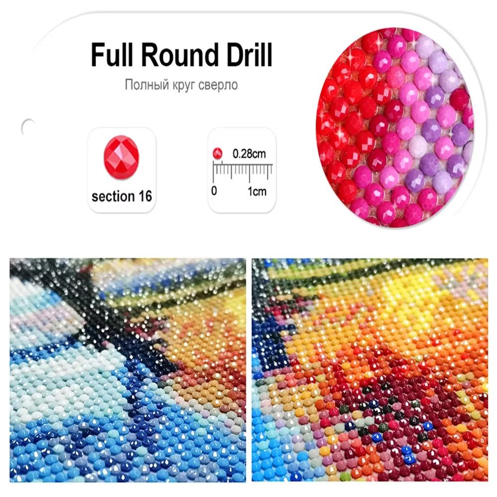 Popular Princess Theme Diamond Painting Full of Diamonds Handmade DIY Gem Stickers Living Room Bedroom Decoration Large Painting