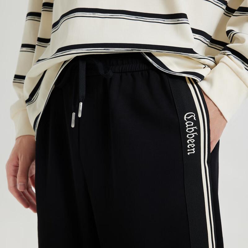 

Cabbeen S/S 2025 Embroidered Logo Side Stripe Casual Pants 2XL