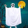 Halloween cape party cos white dress masquerade kids adult funny ghost cape