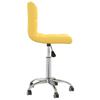 Vidaxl Swivel Dining Chair, Mustard, Fabric Upholstered