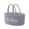 Large Capacity Storage Basket Cotton Rope Cosmetics Storage Baby Nappy Organiser  for Newborn