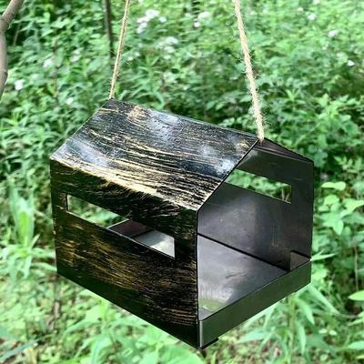 Outdoor Bird Feeder Garden Bird Feeder Outdoor Garden Decoration Hangable Feeding House For Backyard Balcony Camping Tree Home