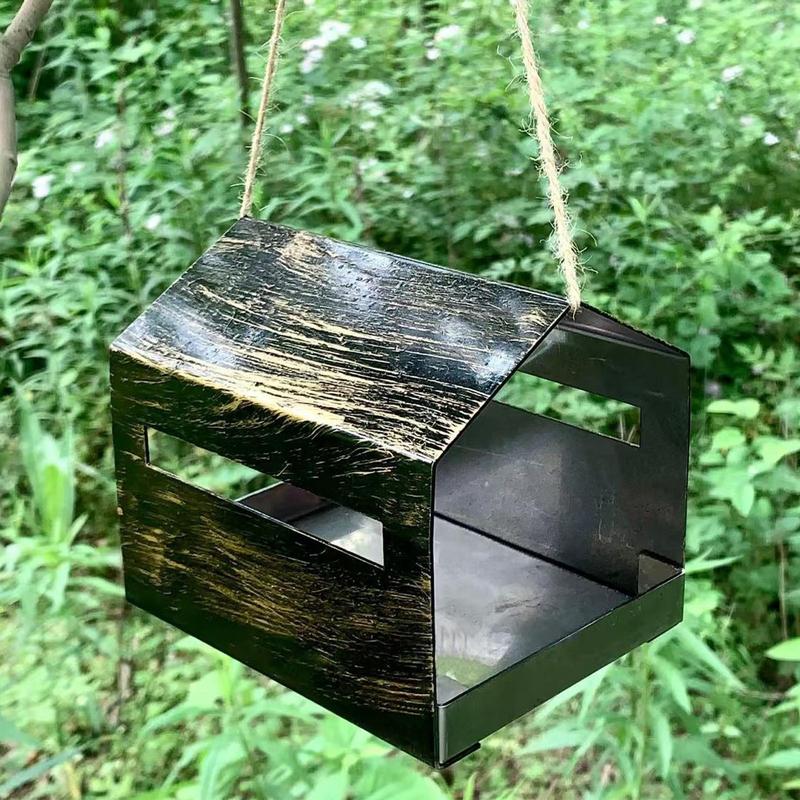 

Outdoor Bird Feeder Garden Bird Feeder Outdoor Garden Decoration Hangable Feeding House For Backyard Balcony Camping Tree Home United States