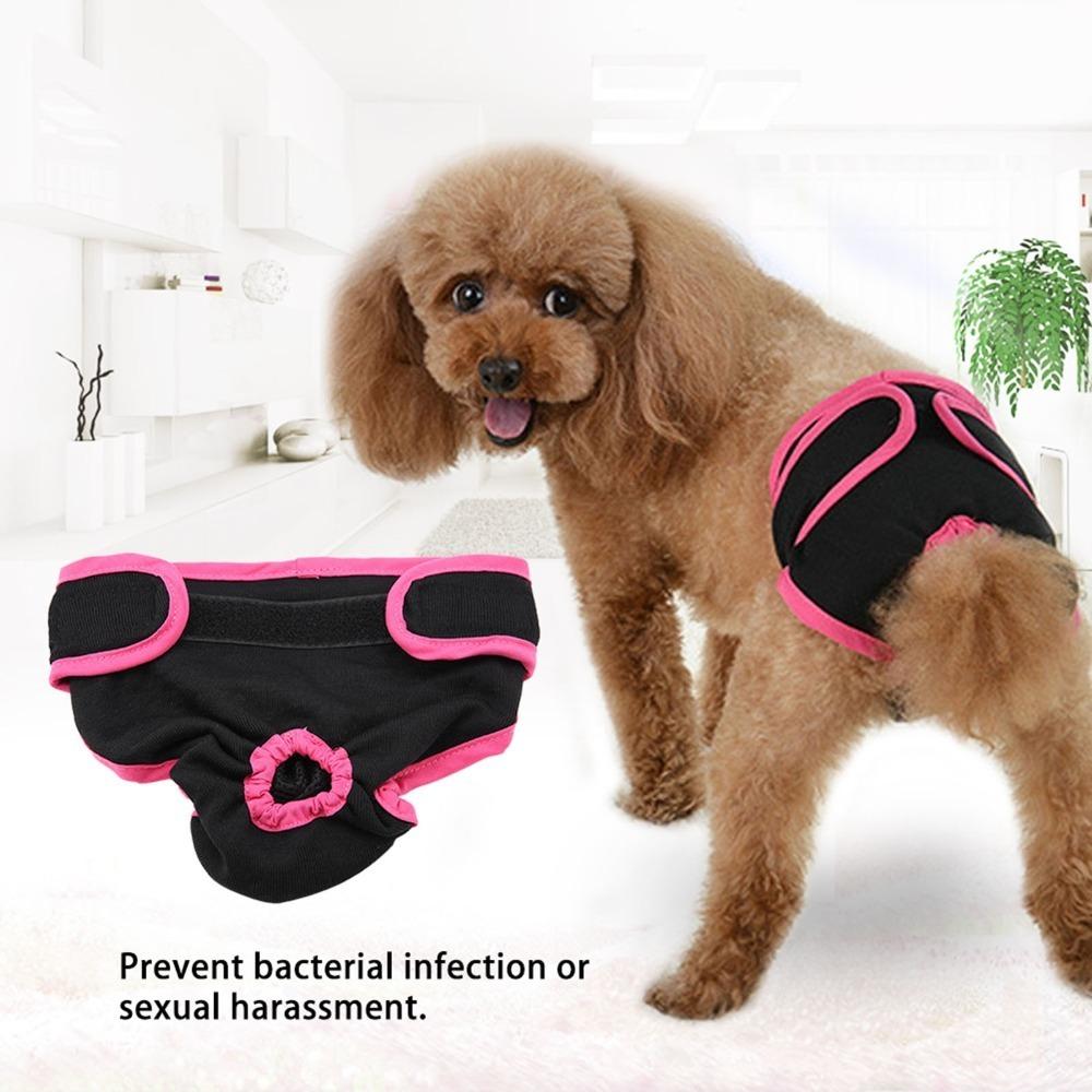Multi Size Dog Heat Pant Soft Fabric Pet Period Underwear Dog Anti-harassment Pant  Outdoor Walking