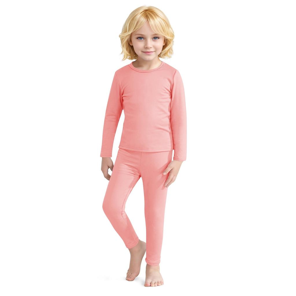 Ensemble deux pièces pour bébé avec chemise en polaire allemande chaude de couleur unie pour enfants
