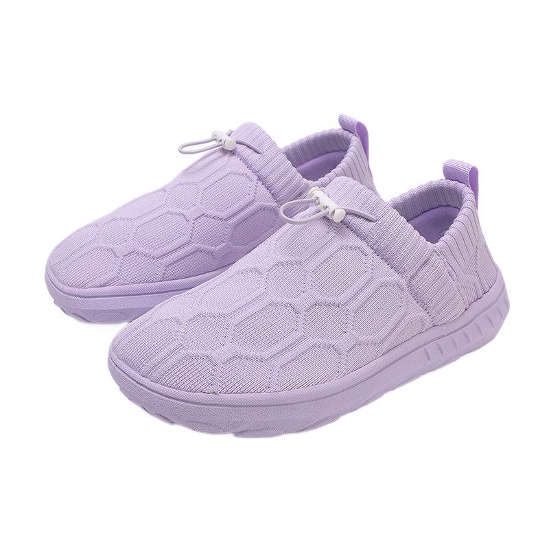 2025 Cross-Border Fly-Knit Barefoot Casual Shoes: Breathable, Comfortable, Soft Sole, Fashionable for Walking & Hiking Couples.