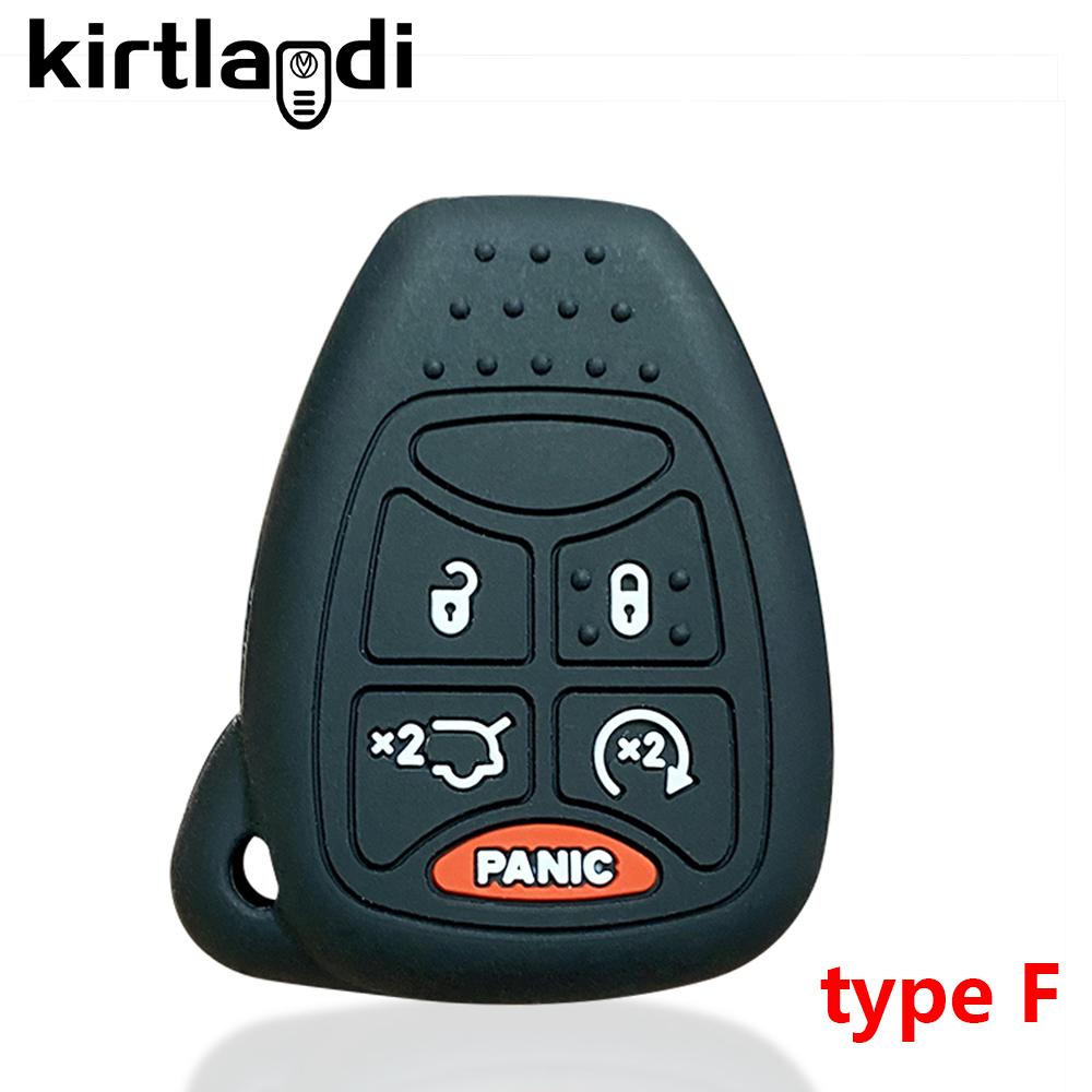 Etui na klucze silikonowe do Chrysler Voyager Pacifica 300c PT Cruiser Dodge Caliber Avenger Jeep Grand Cherokee Compass Patriot