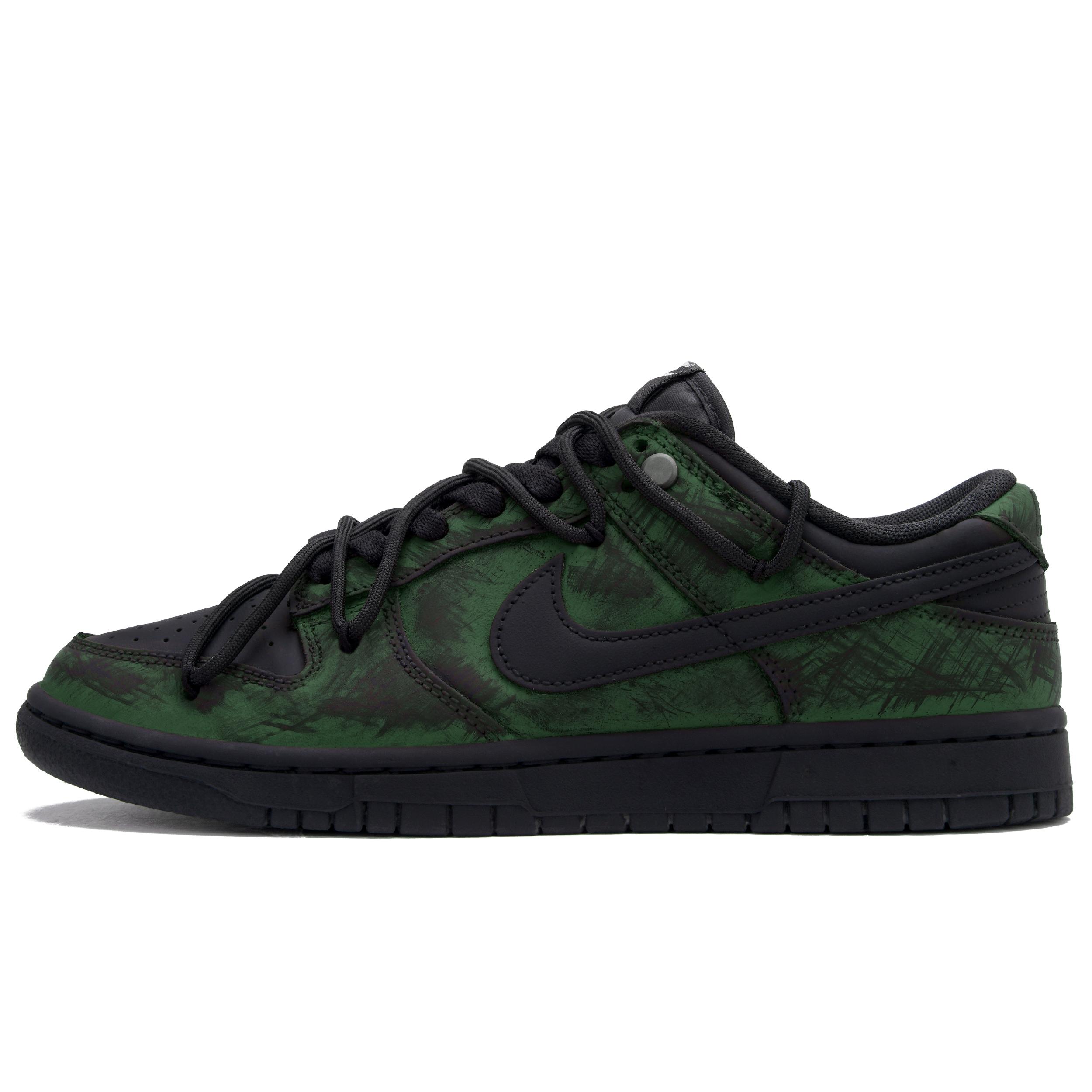 

Nike Dunk Mystic Green Low top Skateboard Shoes Unisex Black Green IO7606-010(Team1102-) 40