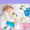 Baby Plush Cow Soothing Toy With Crinkle Sound For Newborn Sleep Aid