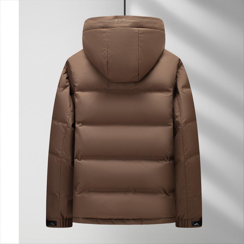 Autumn and Winter Duck Down Warm Light Luxury Business Thickened Down Cold Jacket for Middle-aged and Young People