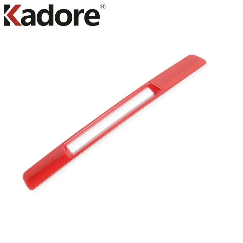 Car Center CD Switch Button Panel Cover Trim For Mazda CX-3 CX3 2017-    2024 Carbon Fiber Interior Accessories