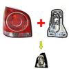 Car Accessories Taillight For Volkswagen VW Polo Hatchback 2006-2010 Auto Tail Light And Circuit Board Holder Lamp Without Bulbs