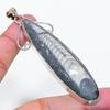 Natural Orthoceras Fossil Gemstone 925 Sterling Silver Pendant 3.35" AP-15123