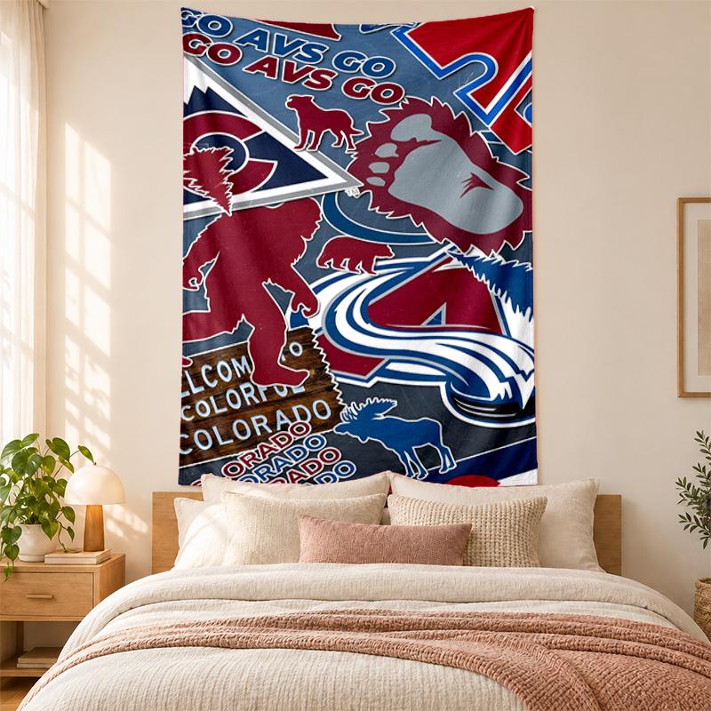 Colorado Avalanche Tapestry highquality for decorating living room bedroom dorm walls ideal as bedroom wallart orholiday gift