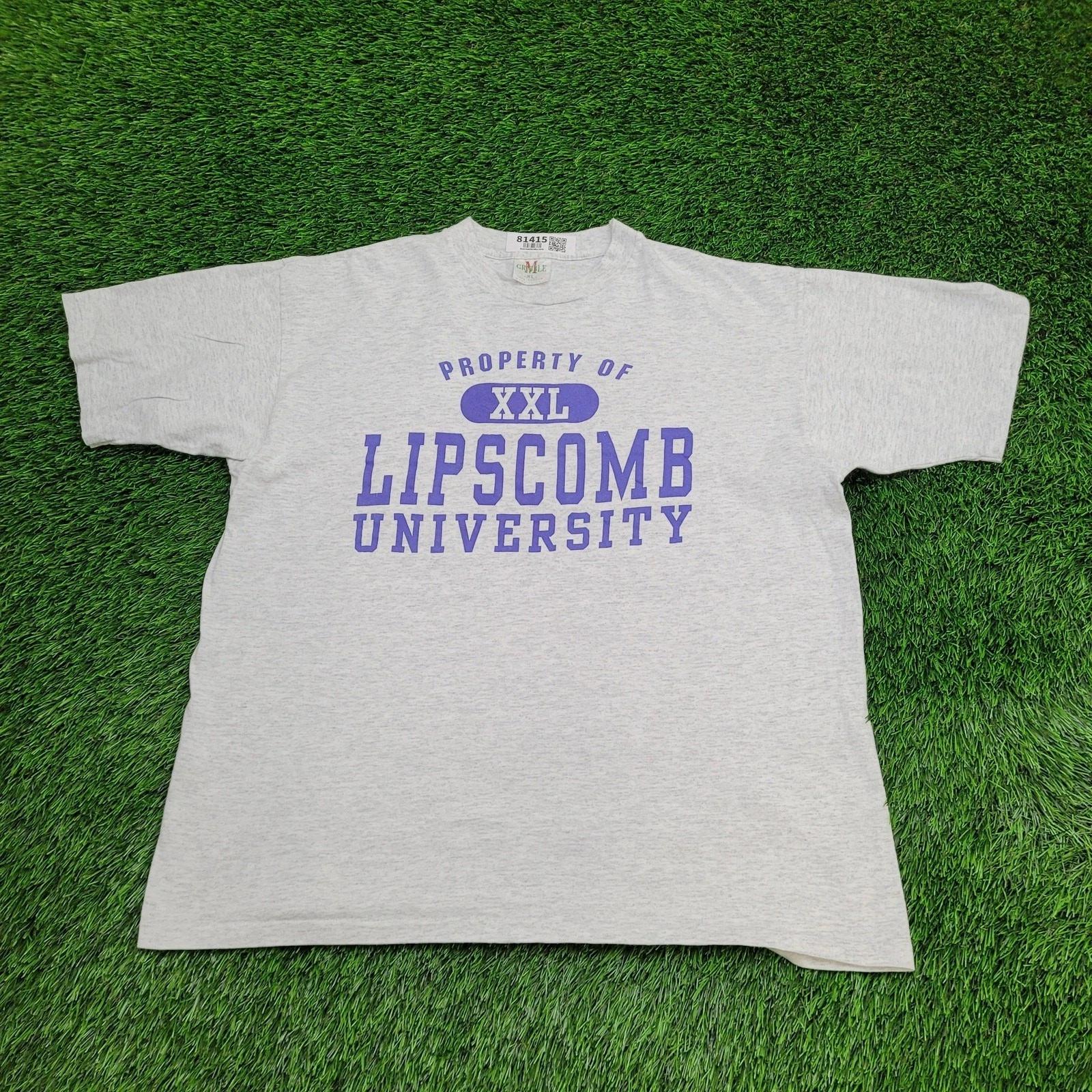 

Vintage 90s Lipscomb University Shirt XL 24x29 Gray XL