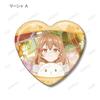 TV Anime "My Neighbor, Arya-san, Who Sometimes Whispers in Russian" Trading Scene Heart-Shaped Can Badges, Box of 10