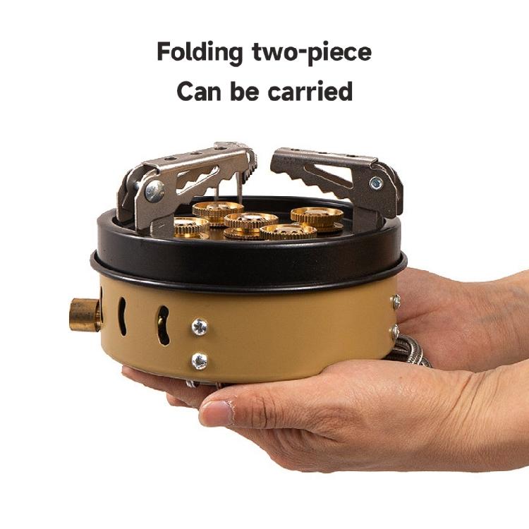 Camping Gas Stove 11000W Windproof Foldable Backpacking Gas Stove with Ignitions
