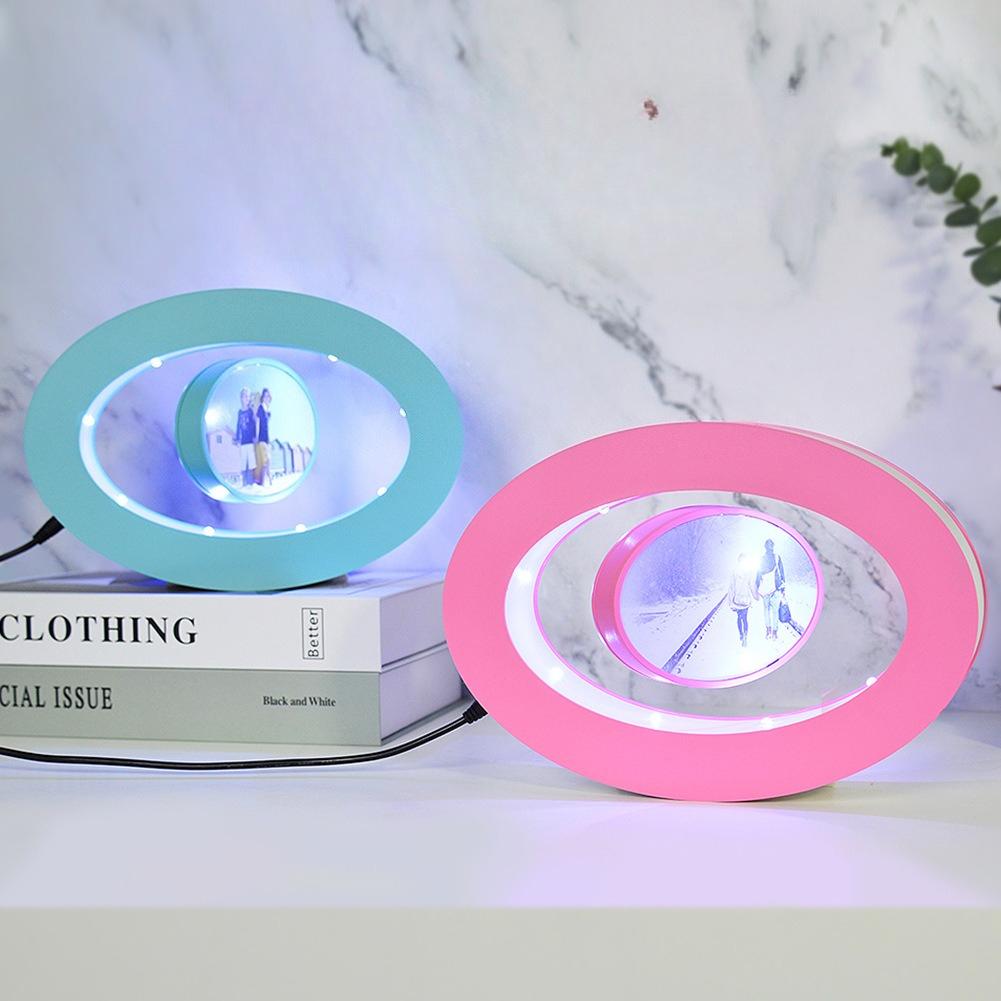 Creative Magnetic Levitation Photo Frame Photo Album Light Display Item Practical Exquisite Gift Home Decoration Handicraft