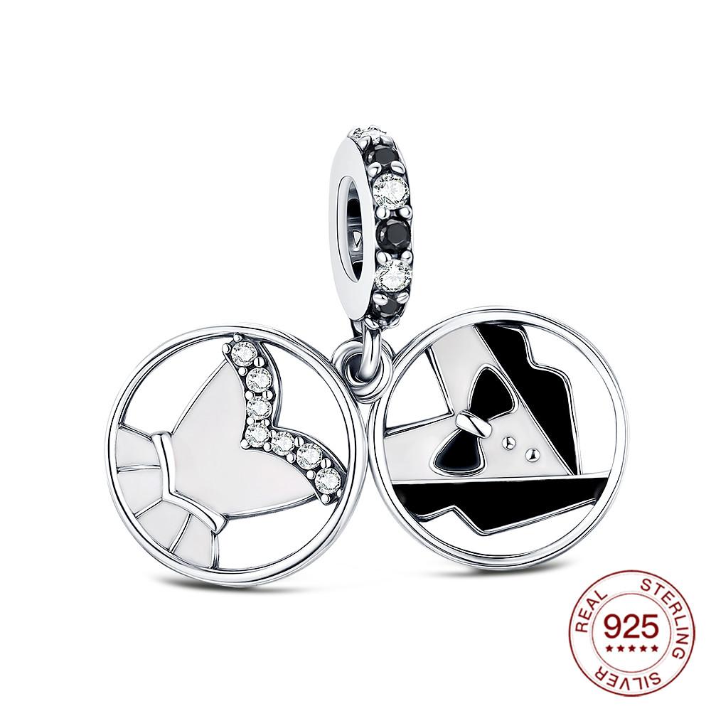 Copper Love Pendant Wedding Charm Jewelry Making For Fashion Bracelet Wedding Wedding Anniversary Jewelry Diy Gifts