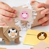 100/500Pcs Cartoon Animals Sticker Kids Farm Theme Birthday Party Decoration Supplies DIY Gift Box Sealing Label Reward Stickers