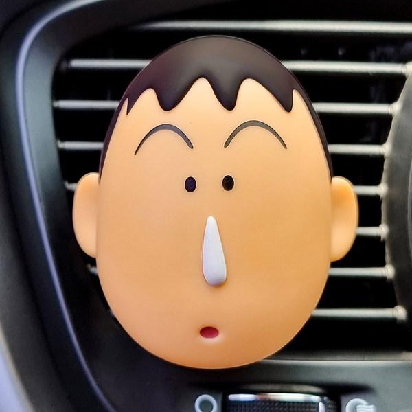 Belle Ament Maenggu Big Face Refillable Car Air Freshener, Fresh Cotton, 1 piece,Korean Car Acc