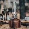 CAMPING MOON Gas Candle Lantern with Wooden Lantern Case, T-1