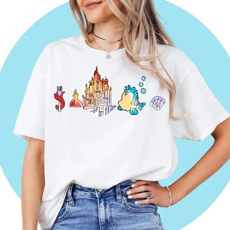 Little Mermaid T Shirt Unisex 7 S