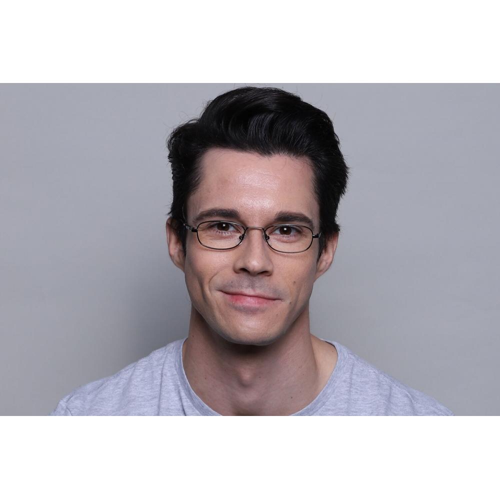 Full Rim Oval Grey Smartbuy Collection Trexmar 784a Fashion Men Eyeglasses