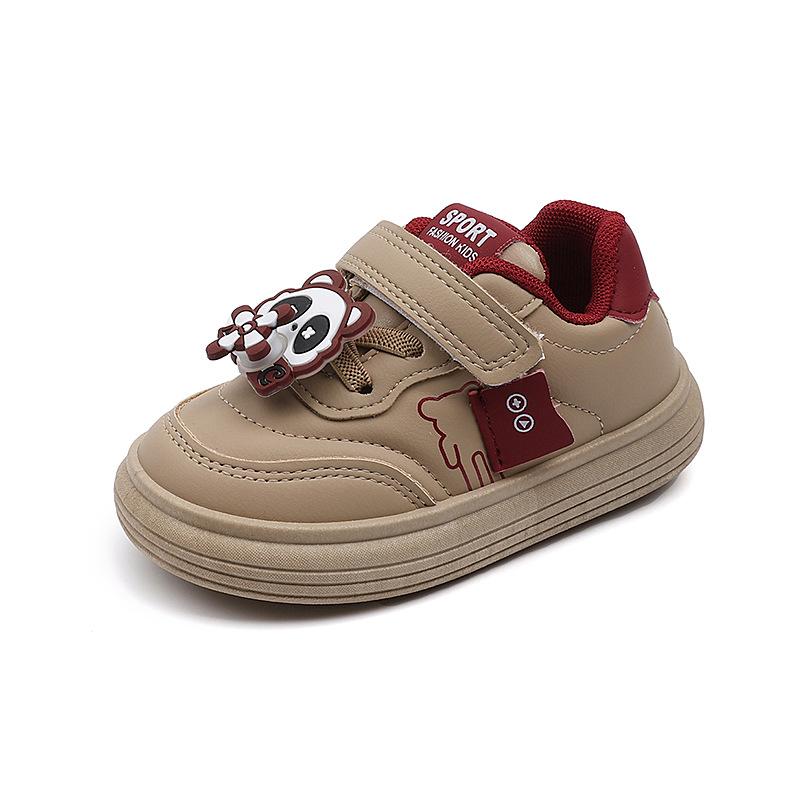 Spring and Autumn New Style Trend Boys and Girls Solid Wear-resistant Soft Bottom Cartoon Casual Sports Shoes