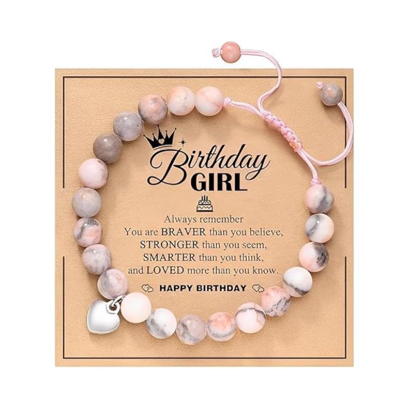 JYL TS Bracelet Ladies Elastic  Heart Charm Festival Gift Attracts Love & Joy