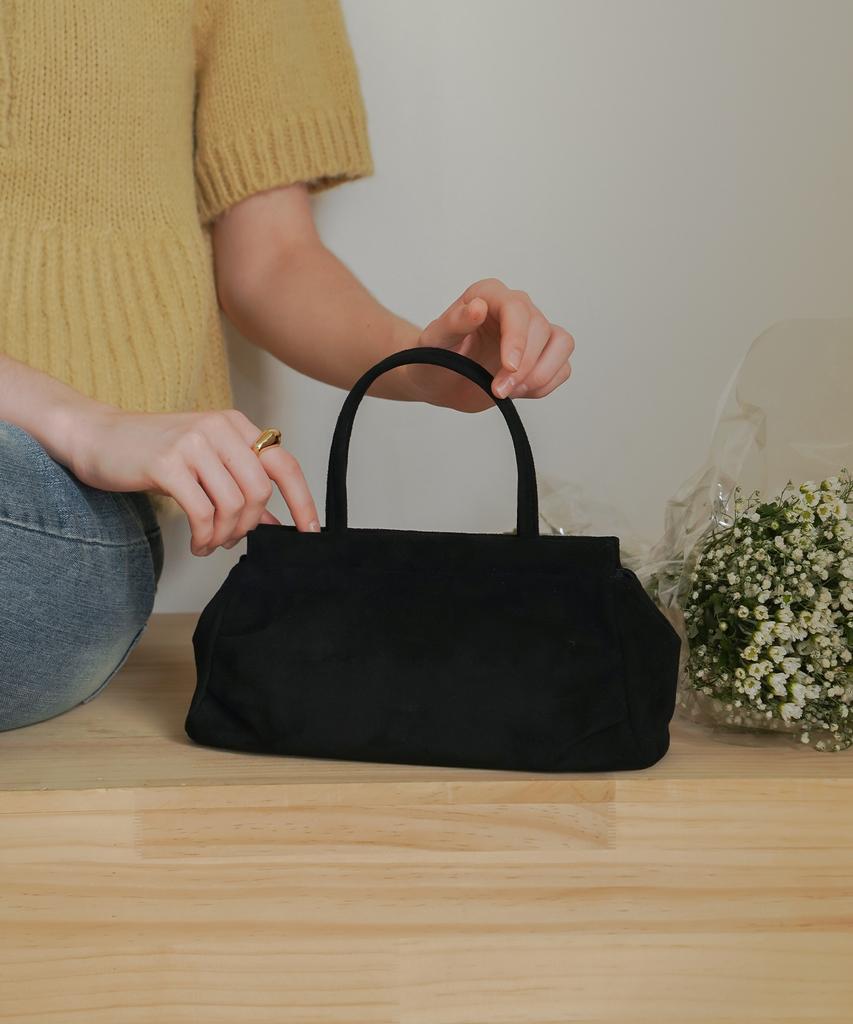 Ovhee Moko Suede Mini Tote Bag_Black